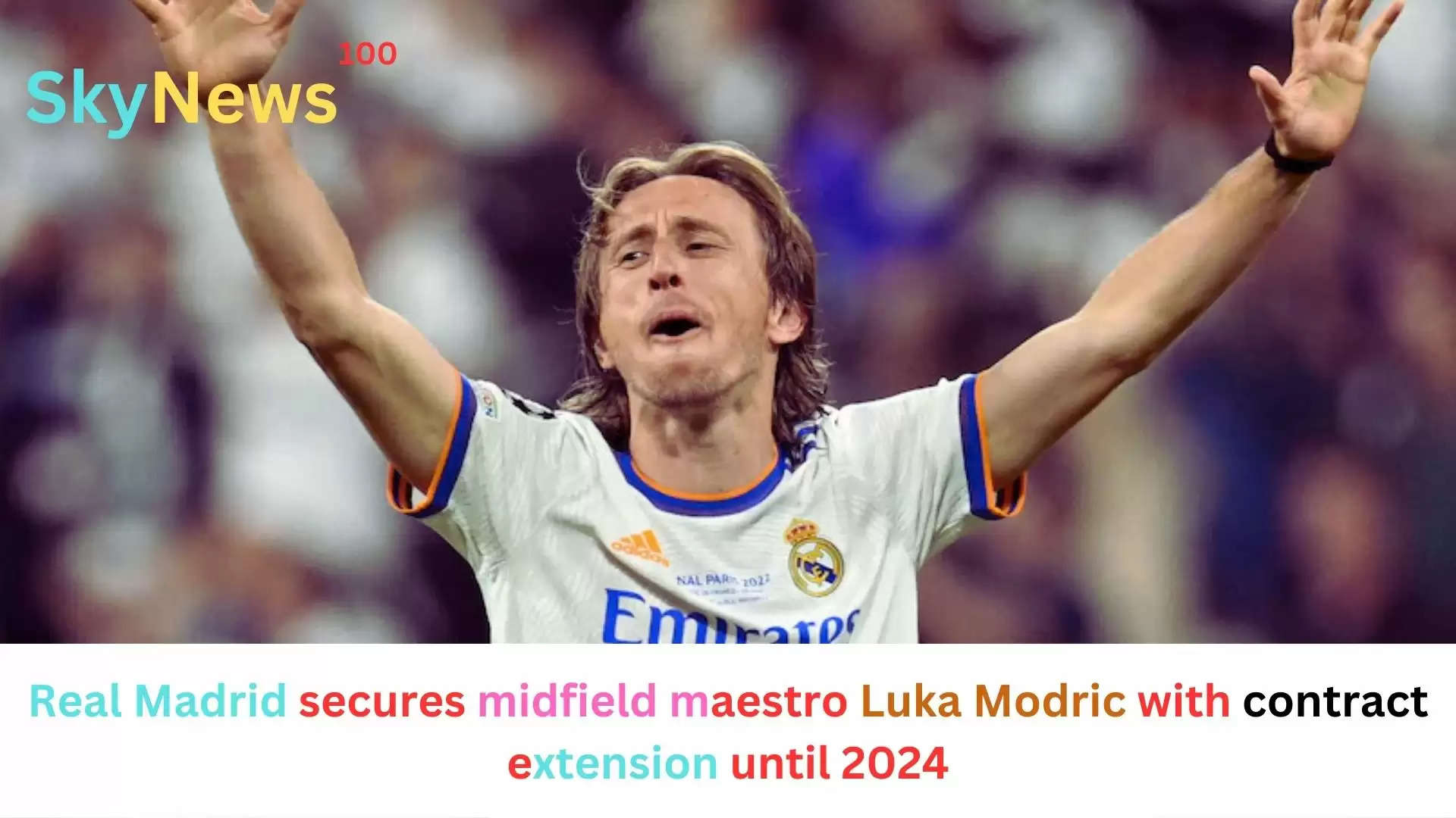 Real Madrid secures midfield maestro Luka Modric with contract extension until 2024